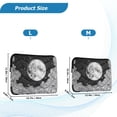 thumbnail image 4 of FORMRS 13"-13.3" Laptop Sleeve Protective Case Soft Carrying Quilted Computer Bag Cover, Black Moon, 4 of 7