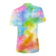 thumbnail image 4 of Mujeres Verano Cuello Redondo Manga Corta Estampado Sin Tirantes Camiseta Tops Blusas OAVQHLG3B Store  lin121212, 4 of 4