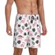 thumbnail image 2 of Balery Cute Dinosaur Pantalones cortos de pijama de punto de algodón para hombre con cinturilla y bolsillos-XX-Large, 2 of 6