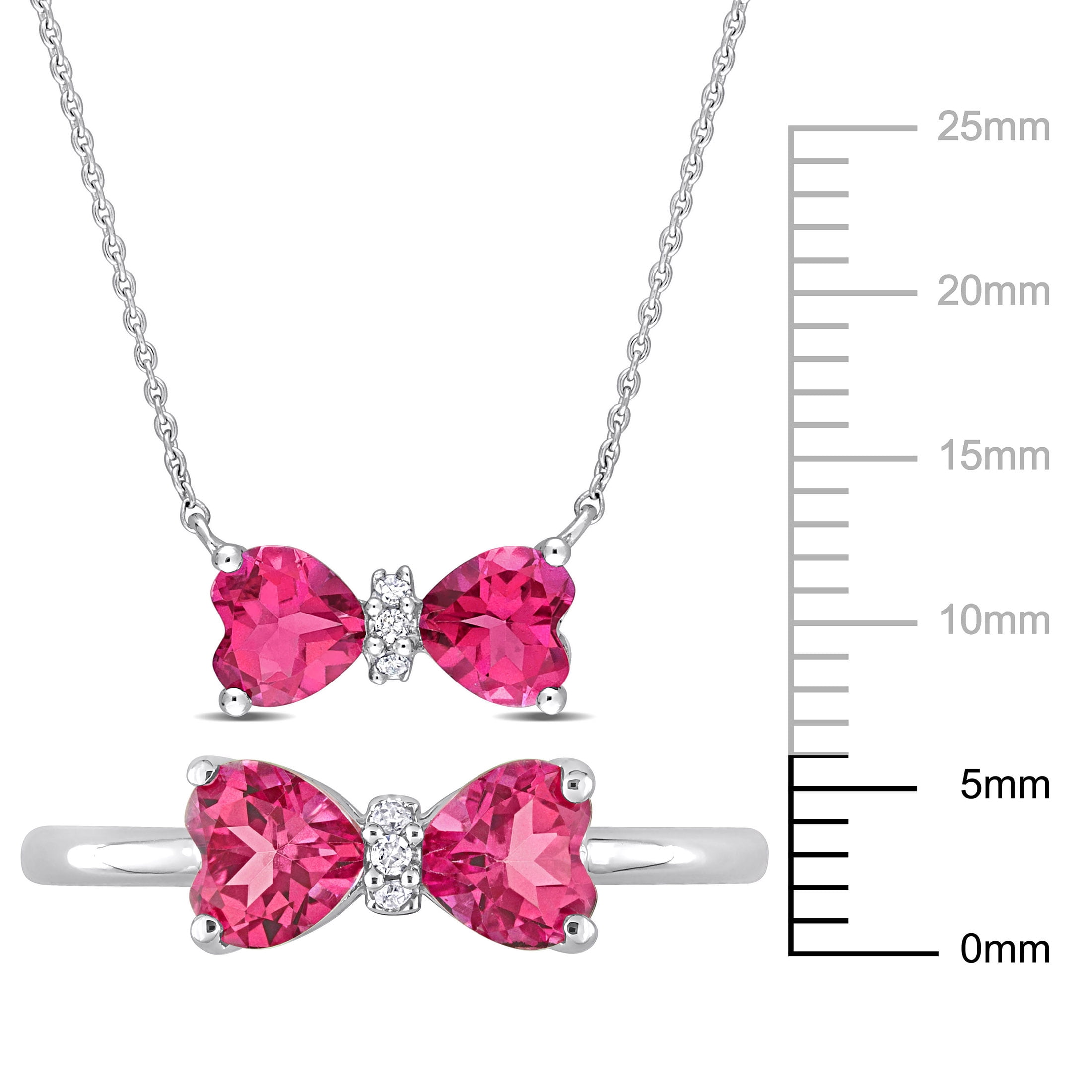 Everly Women's Topaz 10k White Gold Jewelry Set