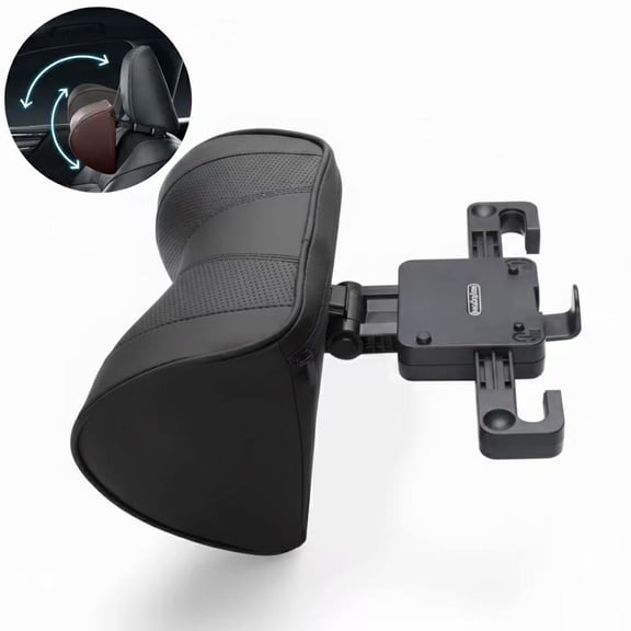 6-Way Adjustable Car Headrest - Premium Memory Foam Neck Support Pillow - Ergonomic U-Shaped Travel Pillow for Driving Relief - Universal Fit for Car Seats, SUVs, and Trucks