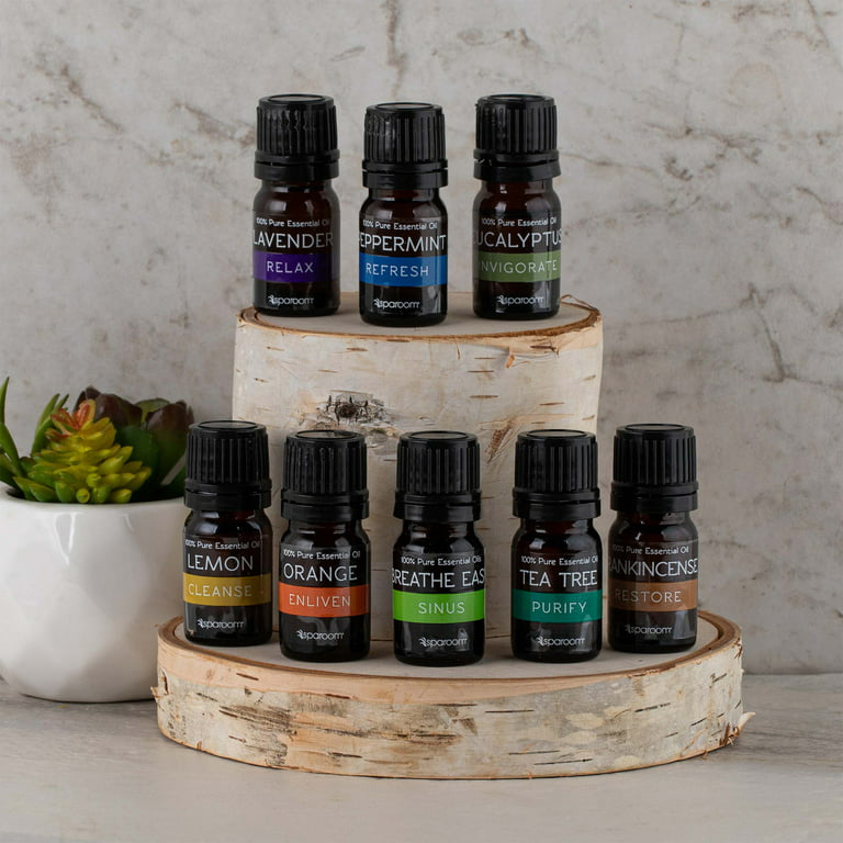 8 Pack of 5 mL 100% Pure Essential Oils