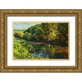 thumbnail image 1 of Ziman, Peter 18x13 Gold Ornate Wood Framed with Double Matting Museum Art Print Titled - Nitra River in Spring, 1 of 4