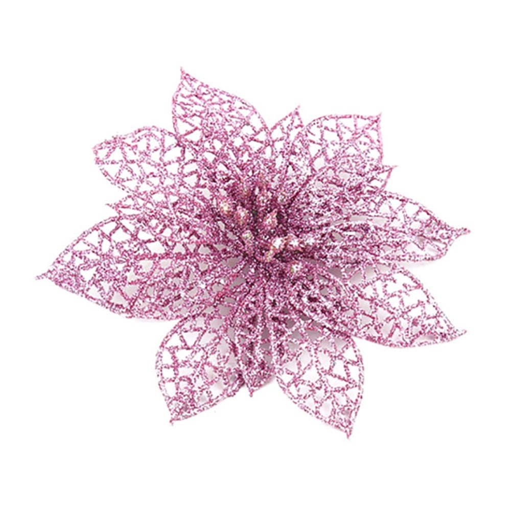 iOPQO Artificial flowers Christmas Tree Ornaments Christmas Simulation