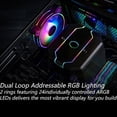 thumbnail image 3 of Ventilador MF140 HALO ARGB para ordenador, 14 cm, RGB, 5 V/3 pines, silencioso, 3 of 5