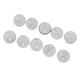 thumbnail image 5 of Paquete de 10 piezas, 20 mm, de bo de cristal, colgante de doble agujero, pendiente colgante gris Hugo encantos del arte de la bola de cristal, 5 of 8