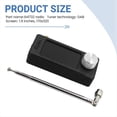 thumbnail image 4 of Antenne Télescopique Mini Interface SMA 10Khz-180Mhz Taille de Poche SI4732 Radio, Récepteur, LSB USB AM FM Mini Radio, 4 of 5