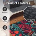 thumbnail image 2 of XMXT Non-Slip Gaming Mouse Pad, Swallow Rose Illustration Mousepad Computer Keyboard Mats Desk Pads Office Decor Accessories, 15.8"x29.5", 2 of 8