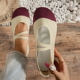 thumbnail image 6 of CAIXAI Walking Shoes with Wide Width Orthopedic Dress Shoes for Women Classic Mesh Knitted Sneakers Women on Arch Support Mary Jane Flats Hands-Free Soft Shoes, 6 of 8