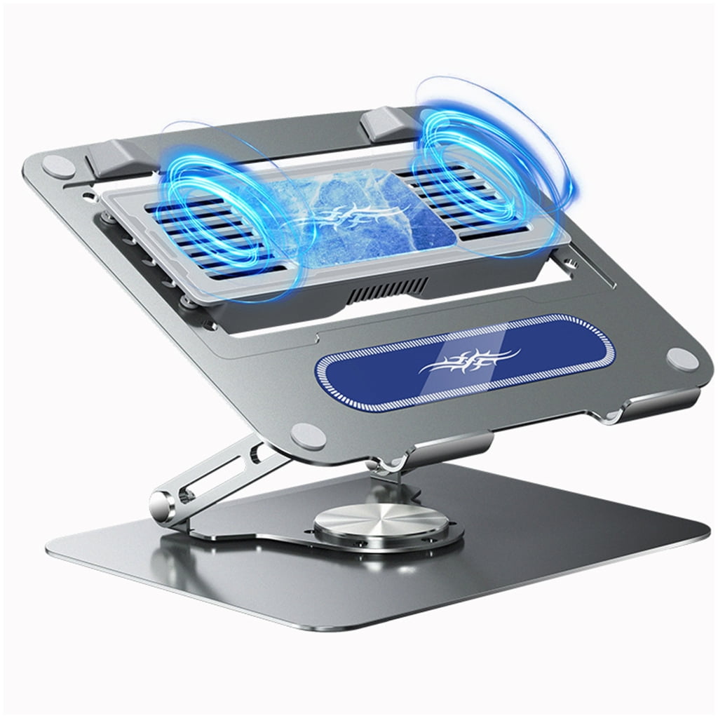 Zeiwohndc Laptop Cooling Pad Semiconductor 2 Rod Support Hollow Design Silents Motor