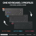 thumbnail image 6 of Keychron K2 HE Rapid Trigger Wireless Custom Mechanical Keyboard with Hall Effect Gateron Double-Rail Magnetic Switch, QMK 2.4 GHz Bluetooth 5.2 RGB Compatible with Mac Windows Linux, 6 of 8
