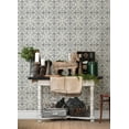 thumbnail image 2 of Chesapeake Concord Black Medallion Wallpaper, 2 of 4