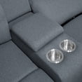 thumbnail image 2 of Sala esquinera Jacky reclinable de 6 plazas con consola y portavasos, 2 of 7