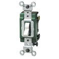 thumbnail image 1 of Interruptor de palanca Leviton 3032-2W 30A 120/277 V de doble polo, 1 of 1