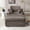 Camel, variant on Vanress 66" Chaise Lounge Chair Indoor, Oversized Corduroy Upholstered Boneless Sofa, Deep Seat Reading Chairs Sleeper Couch, Cloud Sofas Couches for Living Room Bedroom, No Assembly, Grey