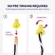 thumbnail image 2 of 500 Conectores de Cable con Amarillas, AWG 18-10, Tapa Acanalada con Rosca Fácil de Colocar para una Conexión Rápida, 2 of 5