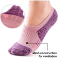 thumbnail image 3 of OWNTIDE Women's No Show Athletic Ankle Socks, Cushioned, Low Cut, 5 Pairs for Running & Sports, 3 of 6