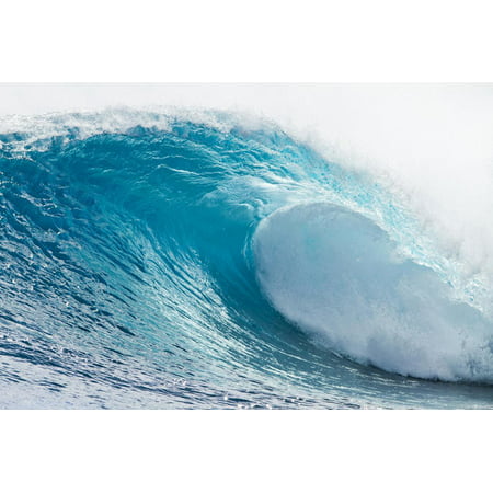Waves in the Ocean, Tahiti, French Polynesia Photo Print Wall Art By Panoramic