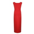 thumbnail image 4 of Mohiass Womens Cocktail Bodycon Sleeveless Slim Casual Tank Long Maxi Dress Red 3XL, 4 of 5