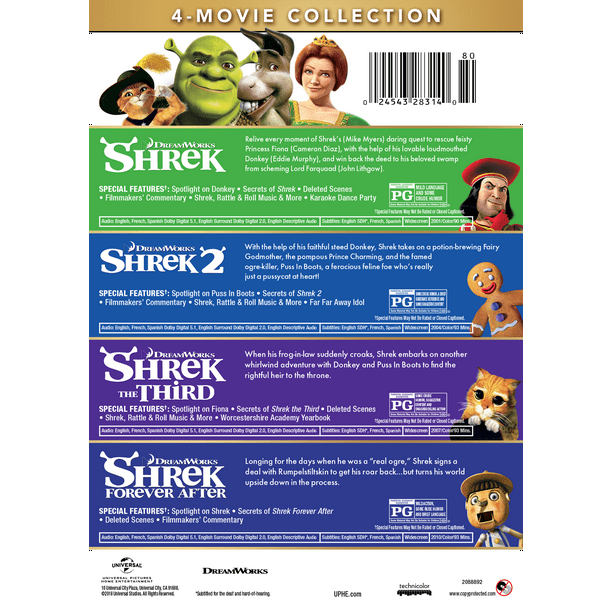 Shrek 4 Movie Collection Dvd Walmart Com Walmart Com