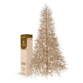 thumbnail image 1 of Árbol de Navidad Ramas de Bayas Acabado Metálico, Pino Navideño Estilo Nórdico Esquimal (Dorado, 2.25 m), 1 of 6