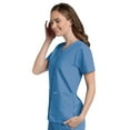 thumbnail image 4 of Landau Essentials Relaxed Fit 4-Pocket V-Neck Scrub Top for Women 8232, 4 of 10