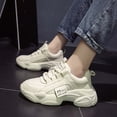 thumbnail image 2 of Chaussures pour Femmes Course Chaussures de Course pour Femmes Chaussures Décontractées pour Femmes Espadrilles Mode à Lacets Croisés Chaussures Plates Chaussures de Sport Course, 2 of 9