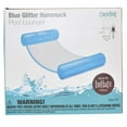 thumbnail image 5 of CocoNut Float: Blue Glitter Hammock Pool Lounger - 49" x 30" Inflatable Drifter, Exercise Saddle & Relaxation Chair, 5 of 9