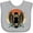 AC-Heather Grey, variant on Inktastic Skateboard Retro Skateboarding Boys or Girls Baby Bib