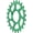 Green, variant on Wolf Tooth Single Speed Aluminum Cog - 22t, Compatible with 3/32" Chains, Black