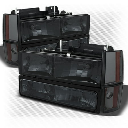 - For 1988-1993 C/K Truck Smoked Headlights + Corner Lights + Parking Lights Combo Pair Left+Right 1989 1990 1991 1992