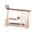 thumbnail image 4 of Centro De Actividades De Ejercicio De Juegos De Pájaros De Madera Para Jaulas Accesorios Para Cotorras, 4 of 9