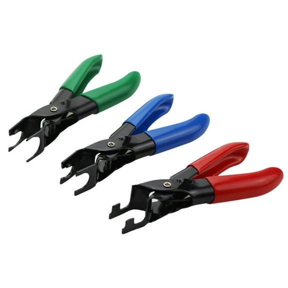 Fuel Line Release Pliers Fuel Line Disconnect Pliers Set Rust Proof Rubber Coated Handles forD1ese1Petrol Car 3 Pcs