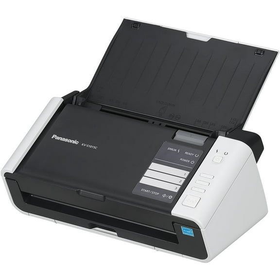 Restored Panasonic KV-S1015C-U Sheetfed Color Document Scanner – 600 DPI Optical, USB Interface, 20 ppm/40 ipm, Compact Desktop Design (Refurbished)