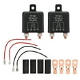 thumbnail image 3 of Starter Relay Switch, Car Relay 4 Pin SPST Heavy Duty Silver Plated Contact 200A 12V  For Pickup For UTV, 3 of 8