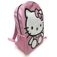 thumbnail image 2 of Hello Kitty 16 Inch Canvas Backpack, Lightweight School Travel Bag with Adjustable Shoulder Straps for Kids and Teens, 2 of 2