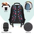 thumbnail image 4 of Yuyamidu Blue Bow Bookbag for Kids Middle School Book Bags 6th Grade Rugby Elementary Backpacks Primary School Bag for Girls 6-8, 4 of 7