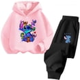thumbnail image 2 of Sudadera con capucha de punto para niños, moda de primavera y otoño, mono de camión para niños, sudaderas de manga larga de Hello Kitty, camisetas de punto para niños y niñas, 2 of 5