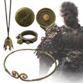thumbnail image 1 of Open Bangle Cloud Grabado A Mano Collar Badge Game Perifery Ornament, 1 of 9
