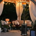 thumbnail image 2 of Costway 50000 BTU Propane Patio Heater Standing Steel with Wheels Black, 2 of 11