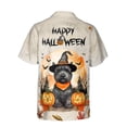 thumbnail image 2 of Happy Halloween Scottish Terrier Witches Hat Pumpkin Carving Hawaiian Shirt Breathable Summer Unisex Merch Scottie Dog Lover Gifts - 02019, 2 of 6