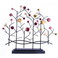 thumbnail image 2 of Heather Ann W0925-06 Dottie Foiled and Lacquered Table Top Decorative Object, Copper, Red & Gold, 2 of 4