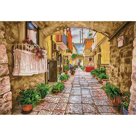 UPC: 4895225918027 | DIAMOND DOTZ® Rustic Street Diamond Painting Kit