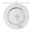 thumbnail image 3 of 13" Plastic Charger Plate - C - 24 Pack - Silver, 3 of 4