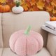 thumbnail image 4 of Uuiauoio Pumpkin Pillow Flock Material Holiday Decorative Throw for Bed Sofa Cushion Gift Soft Stuffed Realistic Design Festive Home,Halloween Pumpkins Plush Toys, 4 of 7