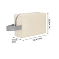 thumbnail image 3 of Large Capacity Waterproof Travel Toiletry Bag Portable Makeup Organizer Storage Bag For Travel Gym Business Trip, 3 of 5