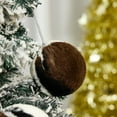 thumbnail image 3 of KUCASI Christmas Tree Ornaments Set – 10 Pcs 3in Plush Cow Print Balls, Hanging Holiday Decorations for Tree, Wreath, Home & Party Décor, 3 of 6