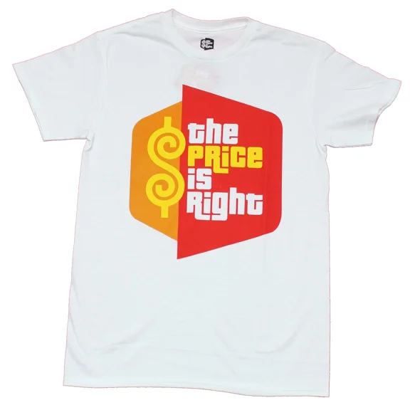 RARE The Price Is Right Adult New T-Shirt - Classic Game Logo Pic