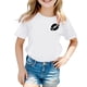 thumbnail image 2 of Gibobby Blusa Termica Niñas Camisetas con estampado de de Rugby de manga corta para niños y niñas, ropa de moda （Blanco， 11-12 Años), 2 of 3