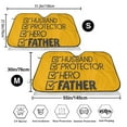 thumbnail image 3 of Fotbe Father's Day Car Windshield Sunshade | Sun Visor Protector Front Window Shade, Keeps Out UV Rays, Keeps Your Vehicle Cool-Medium, 3 of 7